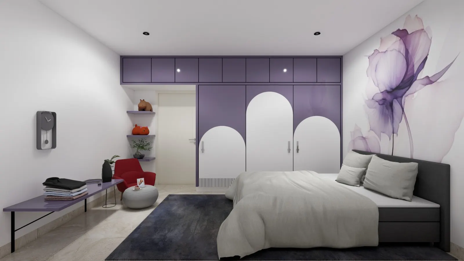 Bedrooms — interior design render