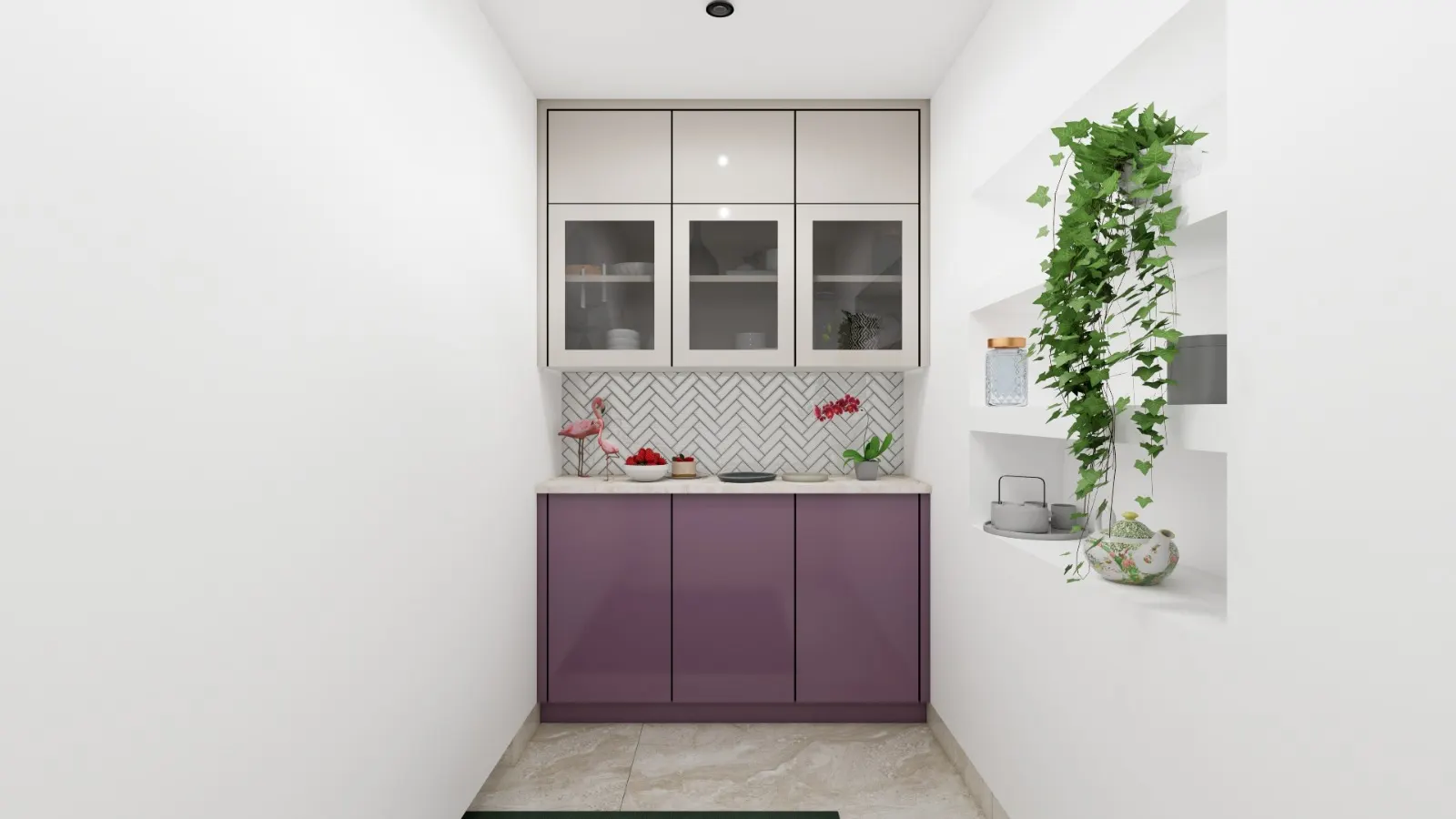Pooja Units — interior design render