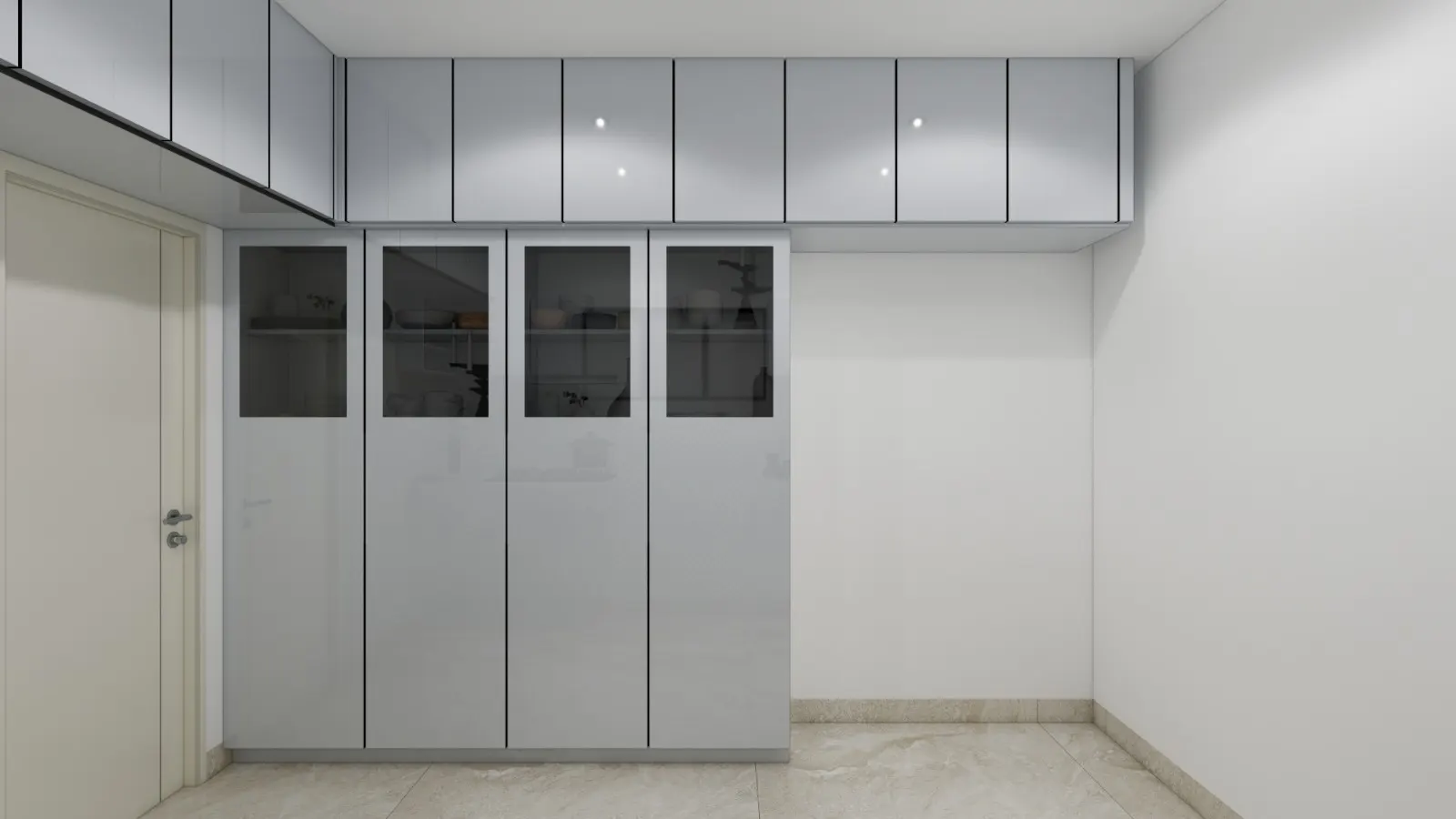 Study & Utility — interior design render