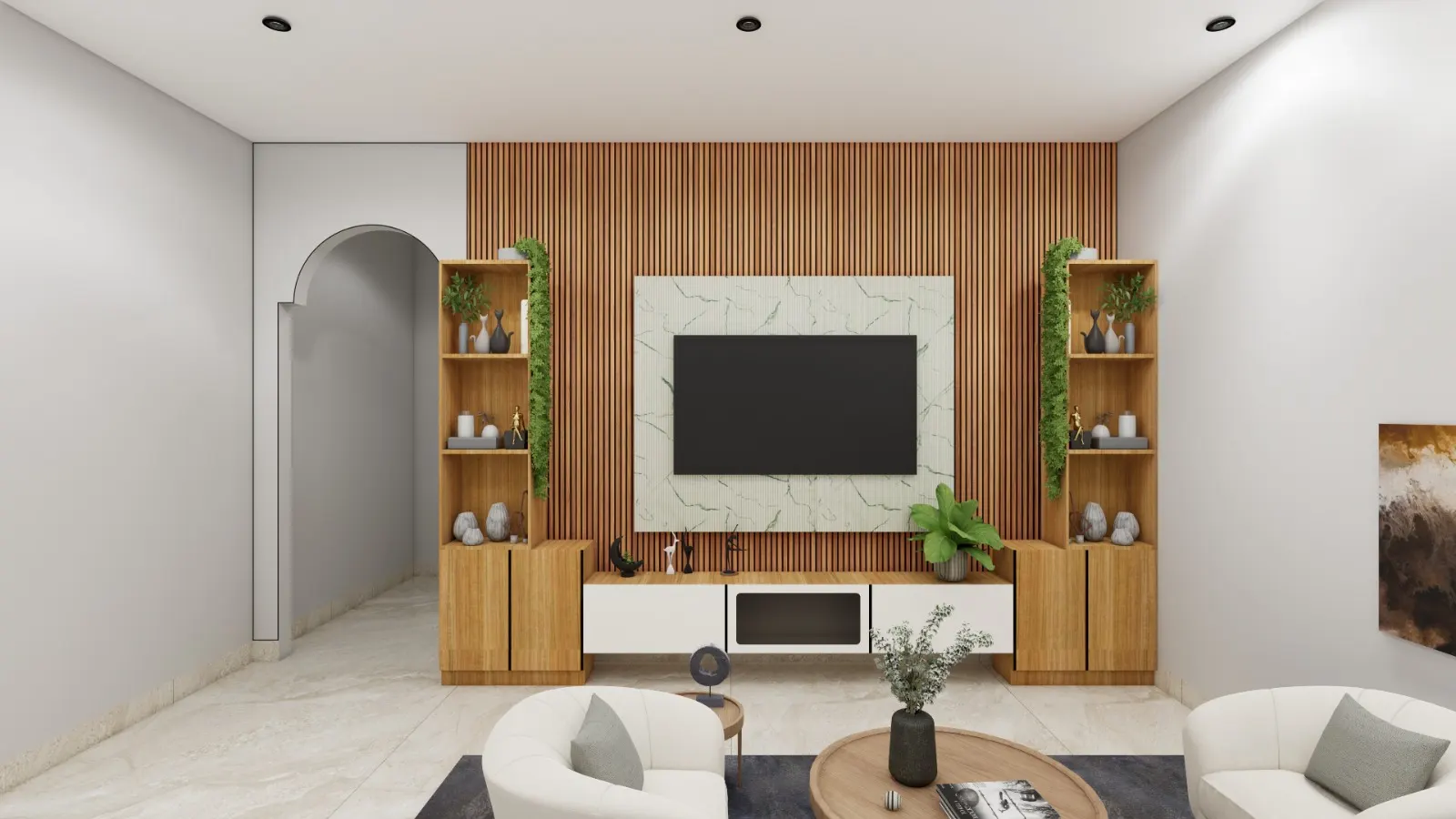 Living & Dining — interior design render