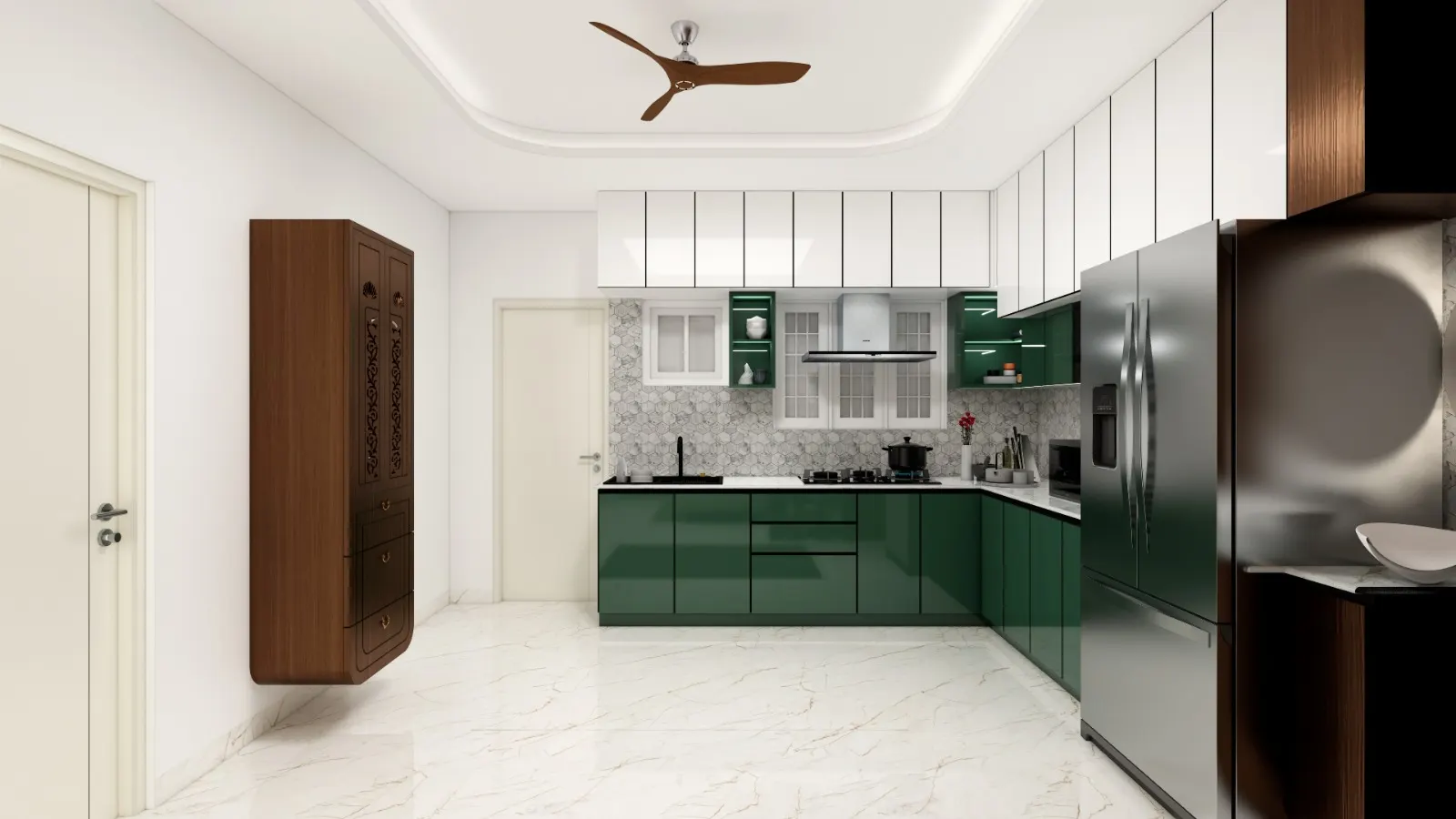 Living & Dining — interior design render
