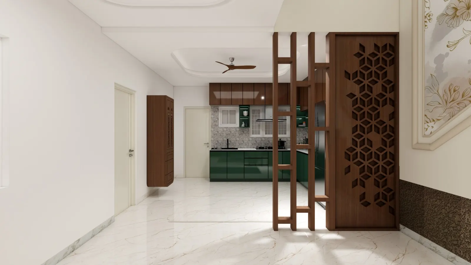Living & Dining — interior design render