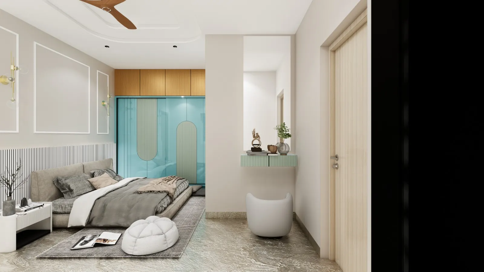 Bedrooms — interior design render