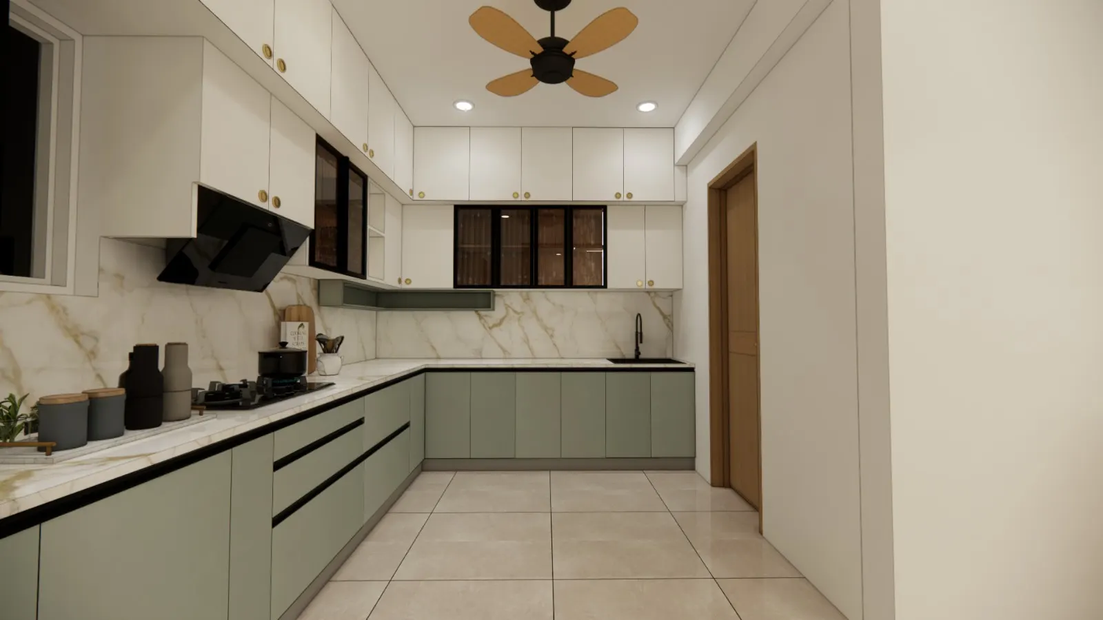 Living & Dining — interior design render