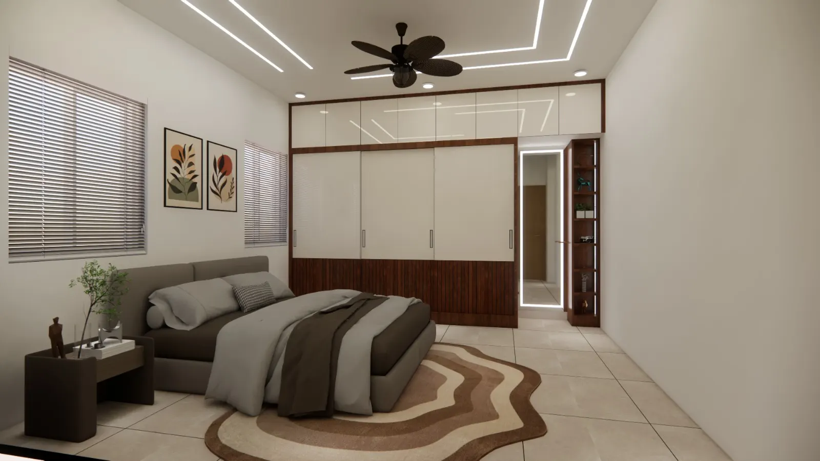 Bedrooms — interior design render